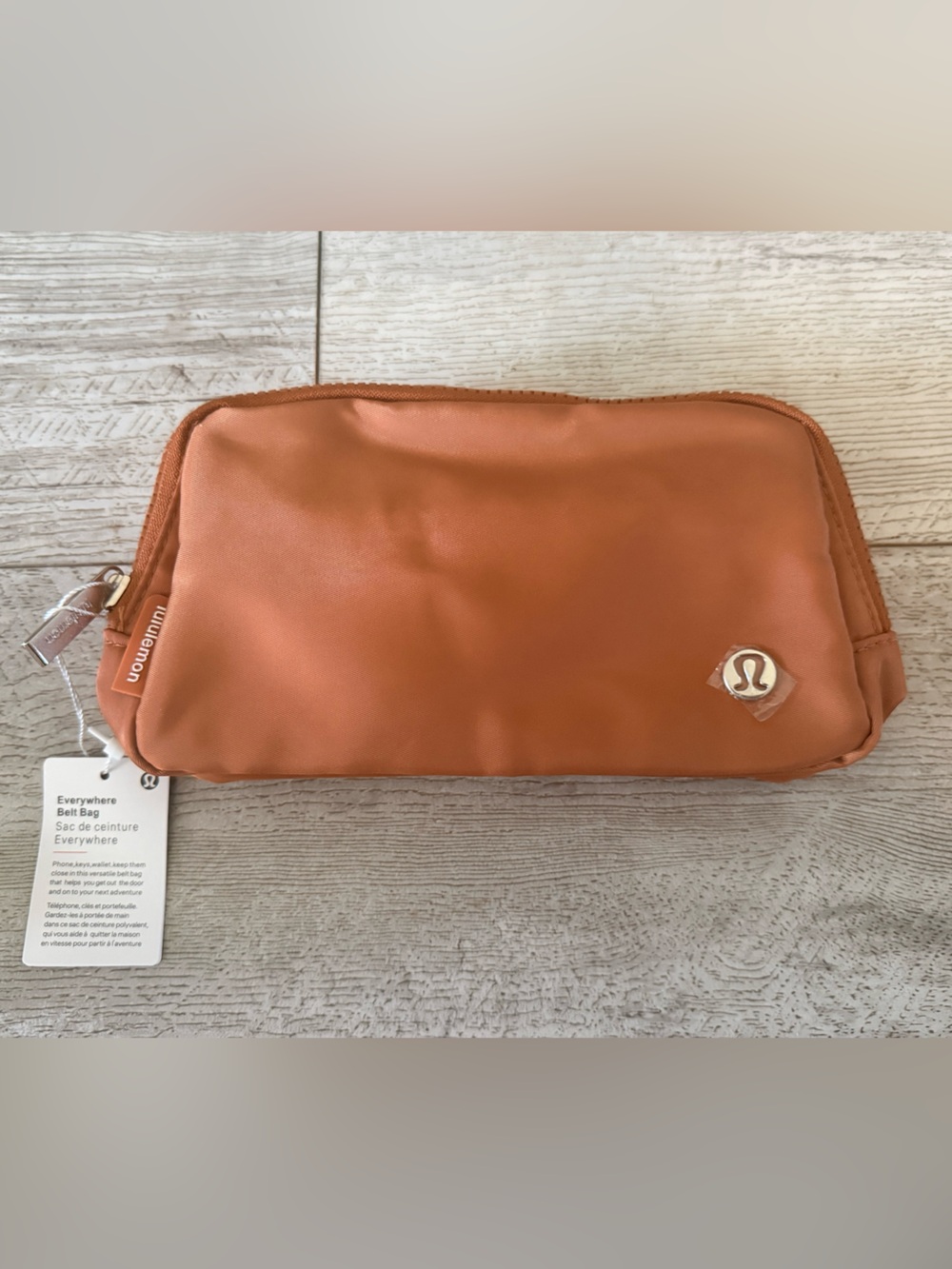 Lululemon Everywhere Belt Bag Rust Brown Crossbody One Size New With Tags